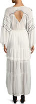 Thumbnail for your product : IRO Opsey Surplice Long-Sleeve High-Low Dress