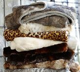 Thumbnail for your product : Pottery Barn Faux Fur Throw - Ivory