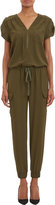 Thumbnail for your product : Barneys New York Crepe Short-Sleeve Jumpsuit