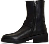 Thumbnail for your product : Ann Demeulemeester Black Buckle Boots