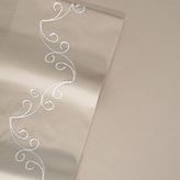 Thumbnail for your product : Veratex american collection scroll 500-thread count egyptian cotton sateen flat sheet - queen