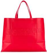 Thumbnail for your product : Calvin Klein embossed logo tote bag