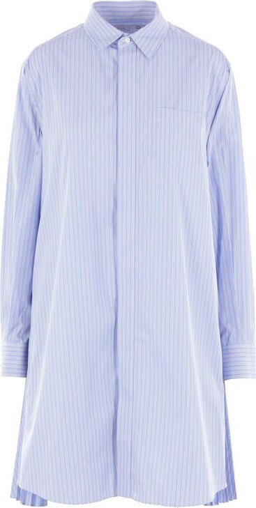 Sacai Long-Sleeved Shirt Dress