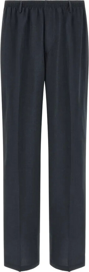 Cellar Door Alfonso BL elasticated pleat trousers