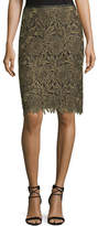Thumbnail for your product : Escada Floral-Lace Lurex® Pencil Skirt