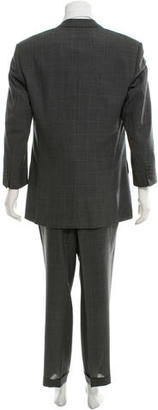 Etro Windowpane Wool Suit