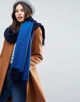 Thumbnail for your product : ASOS Design Lambswool Coloured Blocked Long Scarf