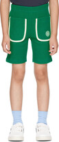 Thumbnail for your product : Mardi Mercredi Les Petits Kids Green Waffle Shorts