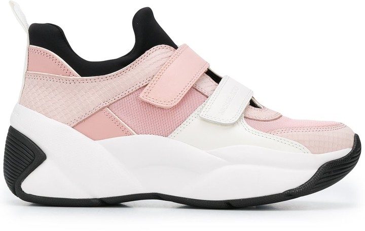 keeley canvas and leather trainer