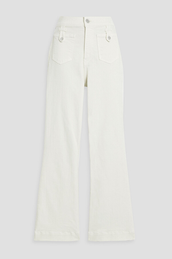 Veronica Beard Carson high-rise kick-flare jeans