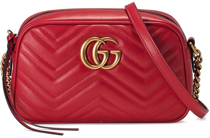 Gucci Marmont small matelassé shoulder bag - ShopStyle