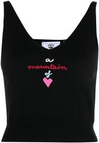 Thumbnail for your product : Rossignol Embroidered-Logo Knitted Crop-Top