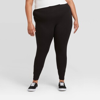 A New Day Women's High-Waisted Leggings Black 4X - ShopStyle Plus Size Pants