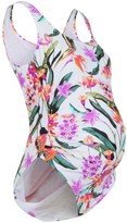 Thumbnail for your product : boohoo Maternity Beth Floral Scoop Neck bathing suit