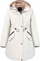 Thumbnail for your product : Orolay Women's Hooded Fleece Lined Parka Coat Mid-Length Winter Outdoor Padded Jacket Darkgray XXL