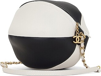 Chanel Beach Ball Shoulder Bag Calfskin Leather Small
