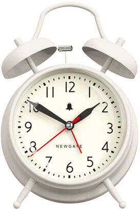Newgate Clocks - The New Covent Garden Alarm Clock - Linen White