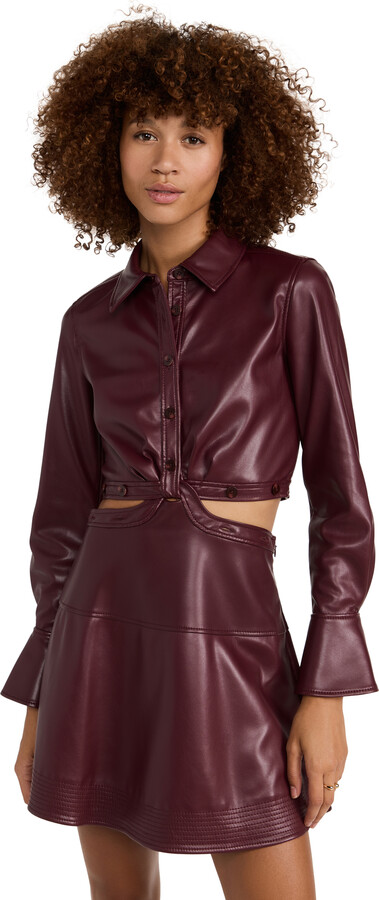 Red Faux Leather Women's Dresses | Shop the world's largest 