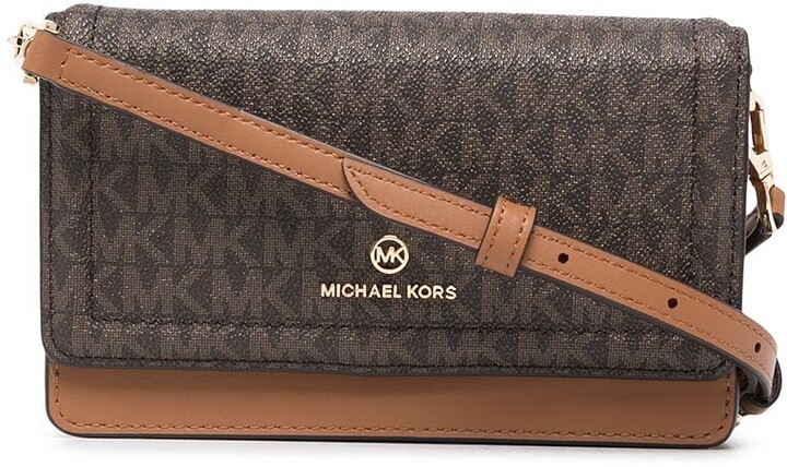 Michael Kors JET SET CHARM SMALL LOGO SHOULDER Bag - ShopStyle