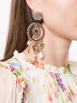 Thumbnail for your product : Marchesa Notte Dangling Hoop Clip-On Earrings