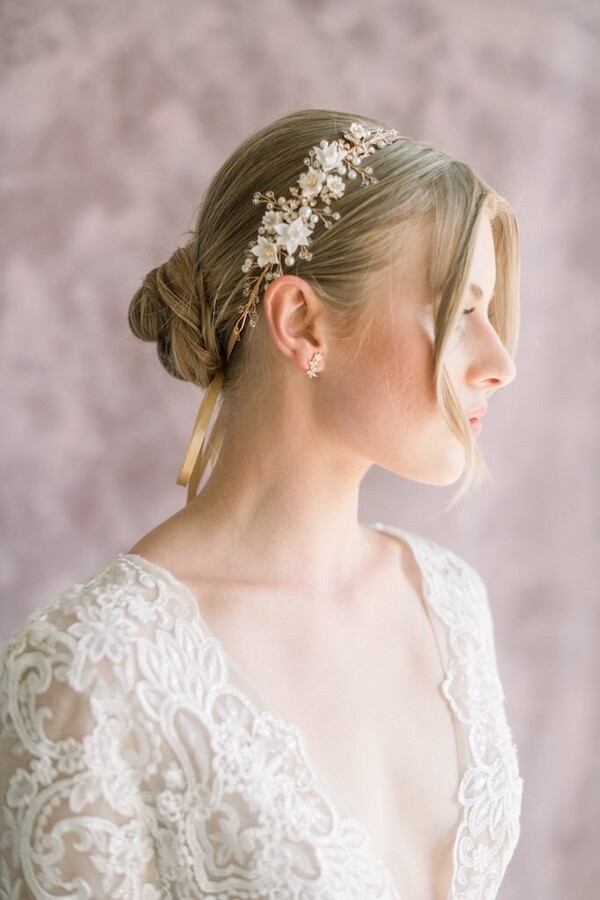 wedding wreath headpiece
