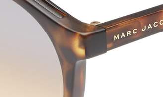Marc Jacobs 99mm Round Brow Bar Sunglasses