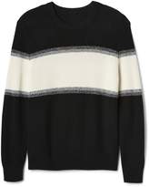 Thumbnail for your product : Gap Rugby-stripe shaker stitch crewneck sweater