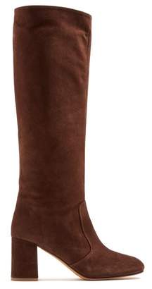 Maryam Nassir Zadeh Lune suede knee-high boots