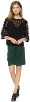Thumbnail for your product : L'Agence Drape Front Skirt
