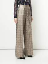 Thumbnail for your product : Ingie Paris flared metallic trousers