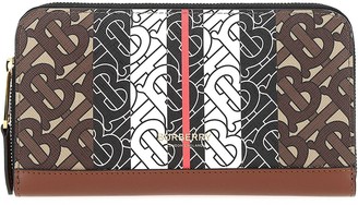 burberry zip around wallet mens