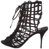 Thumbnail for your product : Sophia Webster Suede Cage Sandals