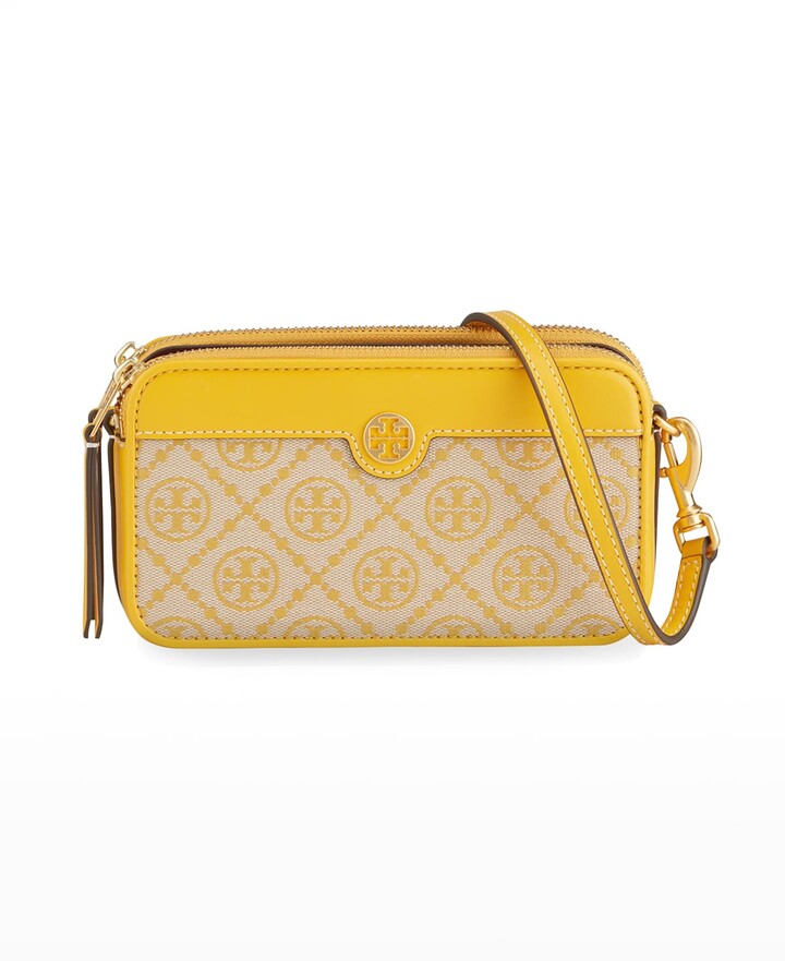 Tory Burch T Monogram DoubleZip Mini Crossbody Bag ShopStyle