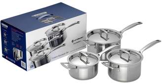 Le Creuset 3 Piece 3-Ply Stainless Steel Induction Saucepan Set