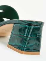 Thumbnail for your product : Kurt Geiger Odina Block Heeled Mule - Dark Green