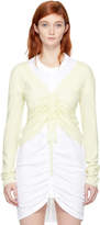 T by Alexander Wang Ivory Merino Ruched Sweater