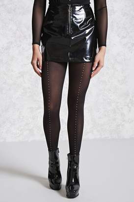 Forever 21 Semi-Sheer Studded Tights