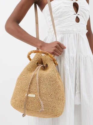 Heidi Klein Savannah Bamboo-handle Raffia Bucket Bag - ShopStyle