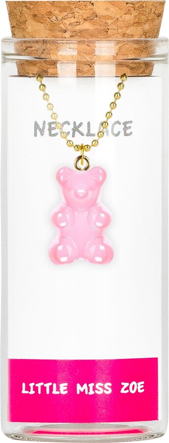 Little Miss Zoe Bubble Gum Yummy Bear Charm Necklace