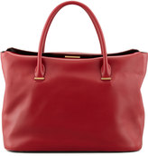 Thumbnail for your product : The Row The Carry All Leather Tote Bag, Ruby