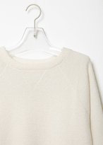 Thumbnail for your product : La Garçonne Moderne Bouclé Sweatshirt Cream Size: Large