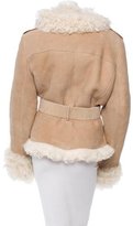Thumbnail for your product : Oscar de la Renta Long Sleeve Fur Jacket