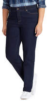 Thumbnail for your product : Chaps Plus Mid-Rise Straight Jeans
