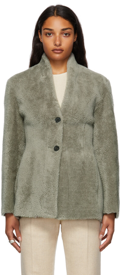 collarless womens jacket