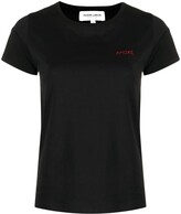 Thumbnail for your product : Maison Labiche Amore-embroidered organic cotton T-shirt