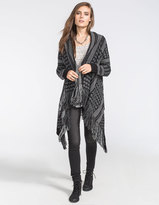 Thumbnail for your product : Full Tilt Boho Womens Fringe Wrap Sweater
