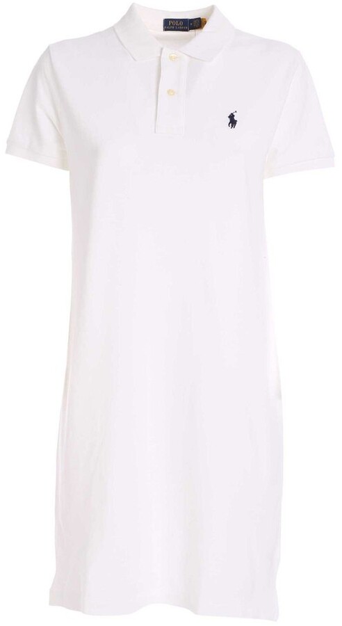 Vintage Ralph Lauren White Long Sleeved Ladies Cotton Shirt Kleding Dameskleding Tops & T-shirts Blouses 