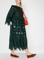 Thumbnail for your product : Vita Kin Green Jacqueline Embroidered Linen Dress