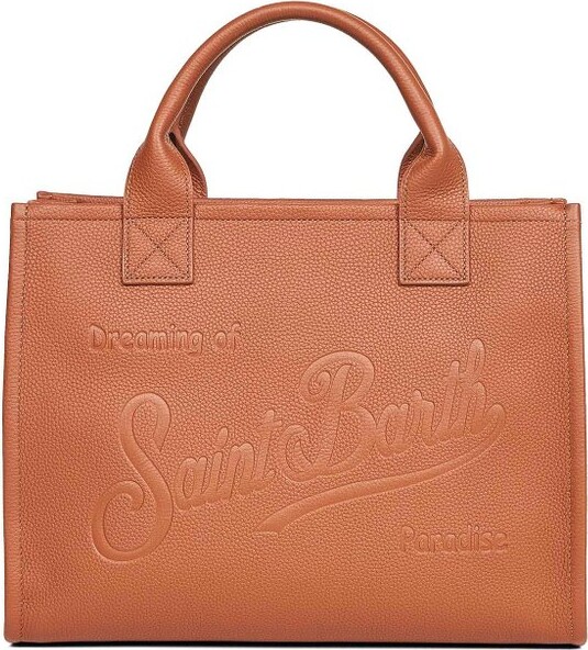 MC2 Saint Barth Grained Leather Tote Bag