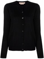 Thumbnail for your product : Marni Round Neck Buttoned Cardigan
